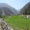 On the way to Artuch alpine base. It's the beginning of one-week trekking in the Fan Mountains, a part of the western Pamir-Alay mountain system.